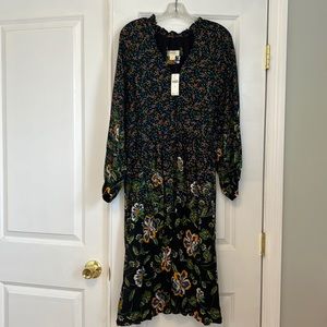 Maeve by Anthropologie, Midi-Floral dress